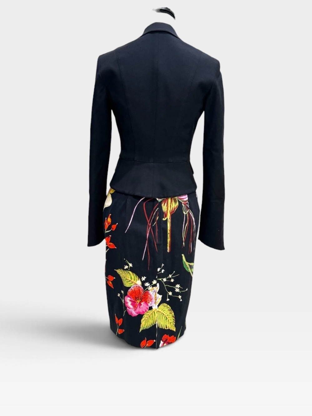 Dolce Apparel Beaded Floral Pencil Skirt Vintage 90s Medium - Picture 10 of 15